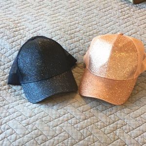 CC ponytail caps